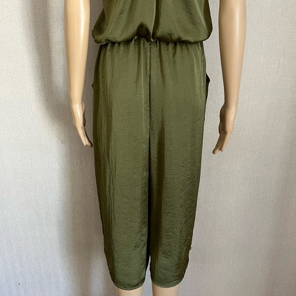 XHILARATION Green Silk Romper - Picture 10 of 11